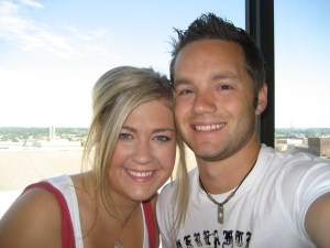 our 2nd anniversary spent at the hotel :) We were babies!