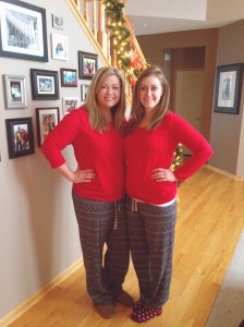 Matching pajamas ... check!