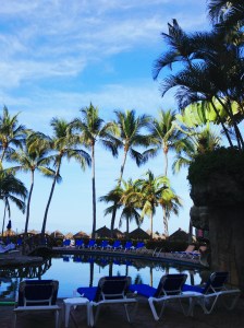 My floating pool view.