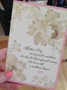 A beautiful card I received - so blessed!